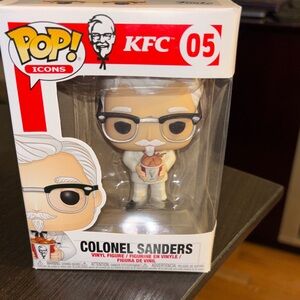 Funko Pop! KFC Colonel Sanders Figure with White Suit